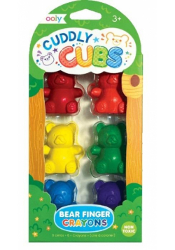 Kredki na palec misie Cuddly Cubs 6szt