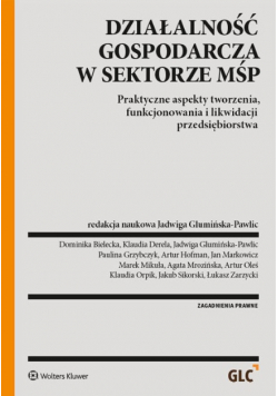 Działalność gospodarcza w sektorze MŚP