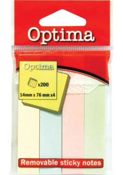 Papierowe znaczniki pastel Optima