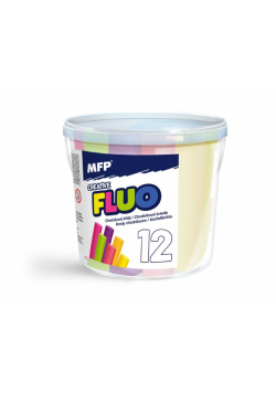 Kreda chodnikowa fluo 12 szt. mix kolorów 6320143