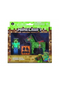 Minecraft - zestaw Zombie z zombie koniem
