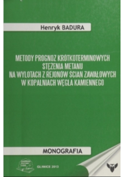 Metody Prognoz Krótkoterminowych Stężenia Metanu