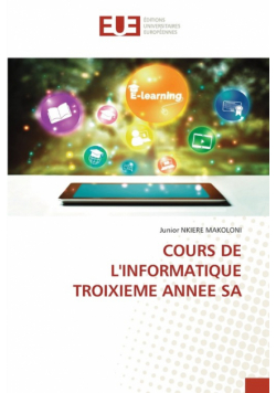 Cours De L'informatique Troixieme Annee Sa
