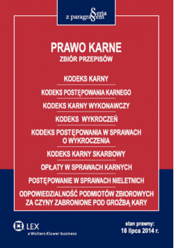 Prawo karne. Zbiór przepisów