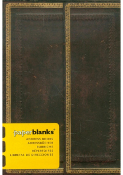 Adresownik Mini Black Moroccan