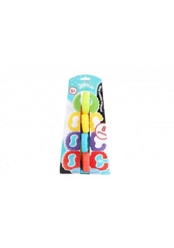 Aktywne klocki piramidka 8el PLAYGRO