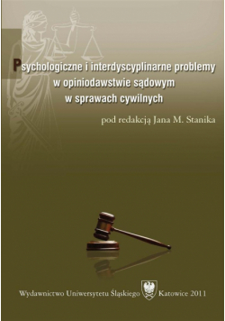 Psychologiczne i interdyscyplinarne problemy...