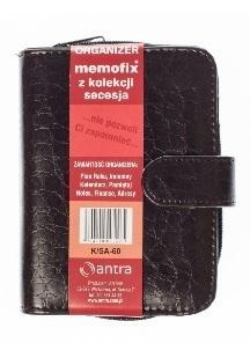 Organizer Memofix A6 K/SA czarny