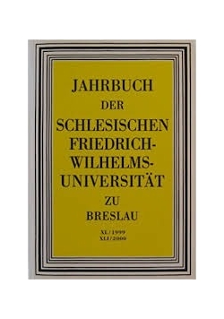 Jahrbuch der schlesischen friedrich-wilhelms-universität zu breslau