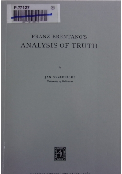 Franz Brentano's analysis of truth