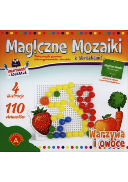 Magiczne mozaiki z obrazkami Warzywa i owoce