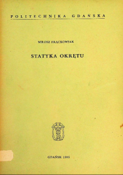 Statyka okrętu