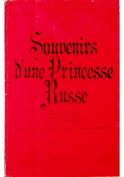 Souvenirs dune princesse russe