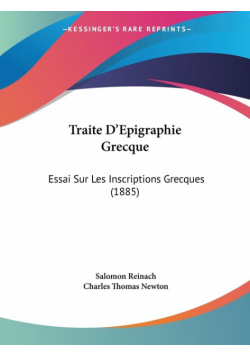 Traite D'Epigraphie Grecque