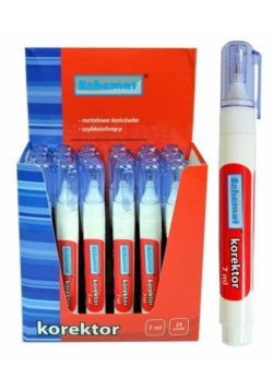 Korektor z metalową końcówką 7 ml (24szt)