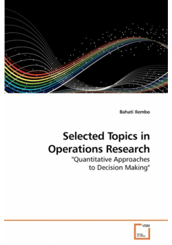 Selected Topics in Operations Research