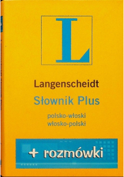 Langenscheidt Słownik Plus polsko włoski włosko polski