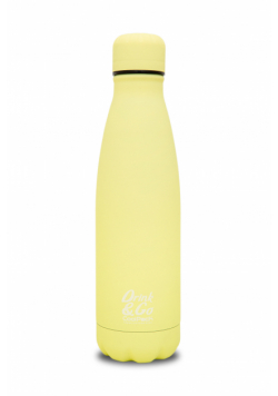 Bidon metalowy 500ml Coolpack termo bottle pastel powder yellow