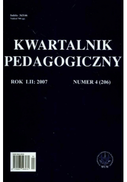 Kwartalnik pedagogiczny nr 4 2007 + CD