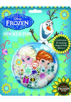 Naklejki wypukłe 50 sztuk Frozen Fever