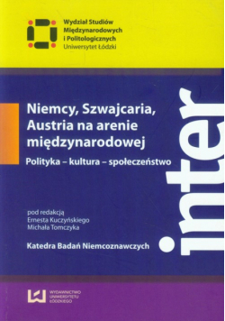 Niemcy, Szwajcaria, Austria na arenie międzynarodowej