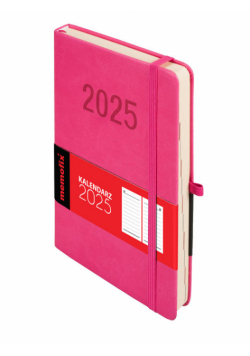 Kalendarz 2025 Memofix A5 DNS różowy