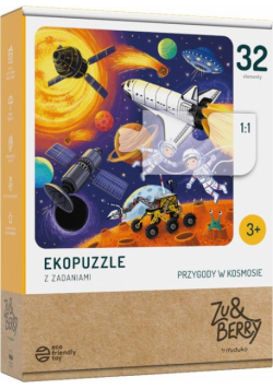 Przygody w kosmosie Ekopuzzle z zadaniami