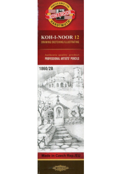 Ołówek grafitowy 1860/2B Gold Star 12 sztuk