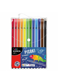 Pisaki Kidea 12 kolorów