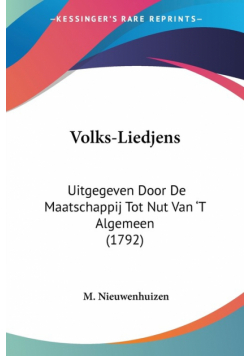 Volks-Liedjens
