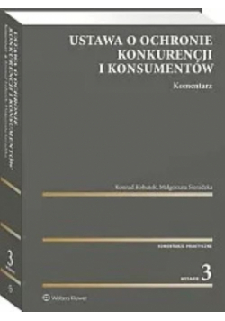 Ustawa o ochronie konkurencji i konsumentów Komentarz