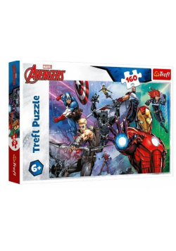 Puzzle 160 Zawsze gotowi bohaterowie TREFL