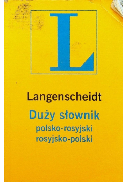 Duży słownik polsko - rosyjski rosyjsko - polski