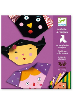 Origami z naklejkami Twarze