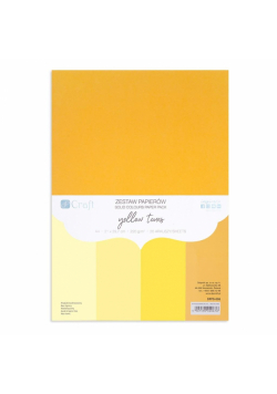 Zestaw papierów A4 20 arkuszy Yellow tones 220g