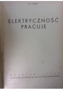Elektryczność pracuje