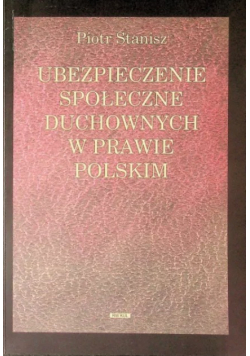 Ubezpieczenie społeczne duchownych  w prawie Polskim