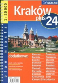 Kraków plus 24 plan miasta  Demart