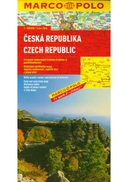 Czechy wersja niemiecka mapa Marco Polo