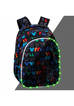 Plecak 2-komorowy Coolpack Jimmy Led Disney Core Mickey Mouse