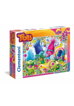 Puzzle SuperColor Maxi Trolls 24