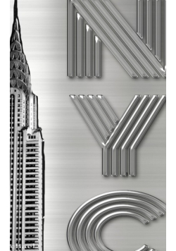 Iconic Chrysler Building New York City  Sir Michael Huhn  Artist  Drawing Writing journal
