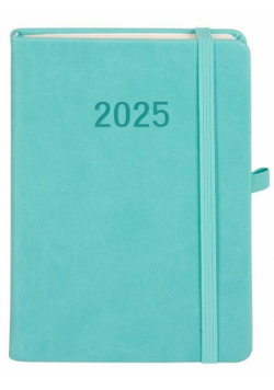 Kalendarz 2025 B6 Memofix TDW turkusowy