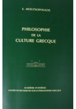 Philosophie de la Culture Grecque