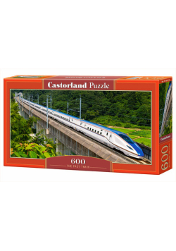 Puzzle 600 Panoramiczne:The Fast Train
