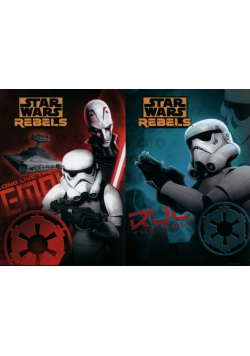 Zeszyt A5 Star Wars Rebels w linie 32 kartki 15 sztuk mix