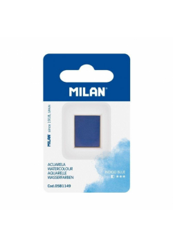 Farba akwarelowa kostka błękit indygo MILAN