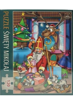 Puzzle 120 - Święty Mikołaj