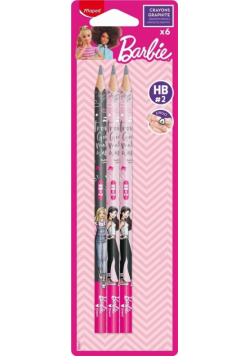 Ołówek Barbie HB 6szt MAPED