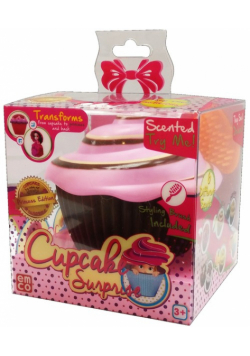 Cupcake Babeczka z niespodzianką Brittney brązowo-różowa